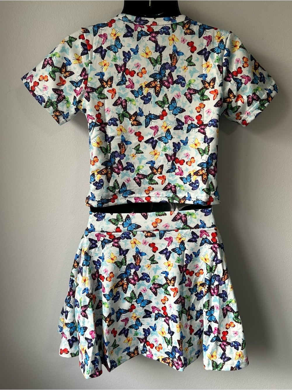 🛍️ 2/$60🛍️ Butterfly 3-Piece Skirt & Top Set Handmade 12T NEW - Picture 12 of 12